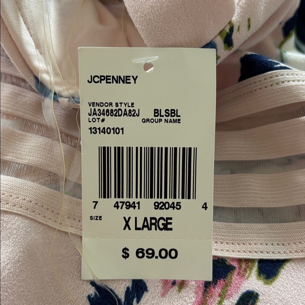 JCPenney Pink Floral Dress - Picture 6 of 7